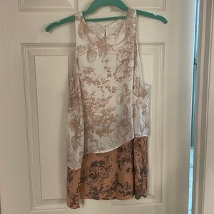 Bailey 44 Layered Floral Patterned Blouse